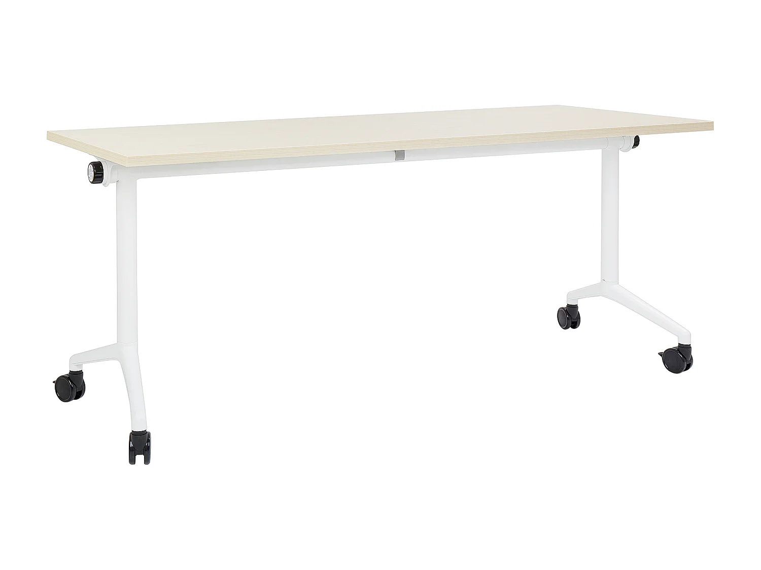 Inklapbaar bureau CAVI Lichtbruin 180 cm 60 cm met wielen