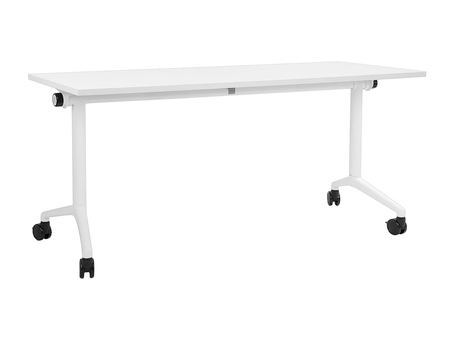 Secretária dobrável CAVI Branco 160 cm 60 cm com rodas
