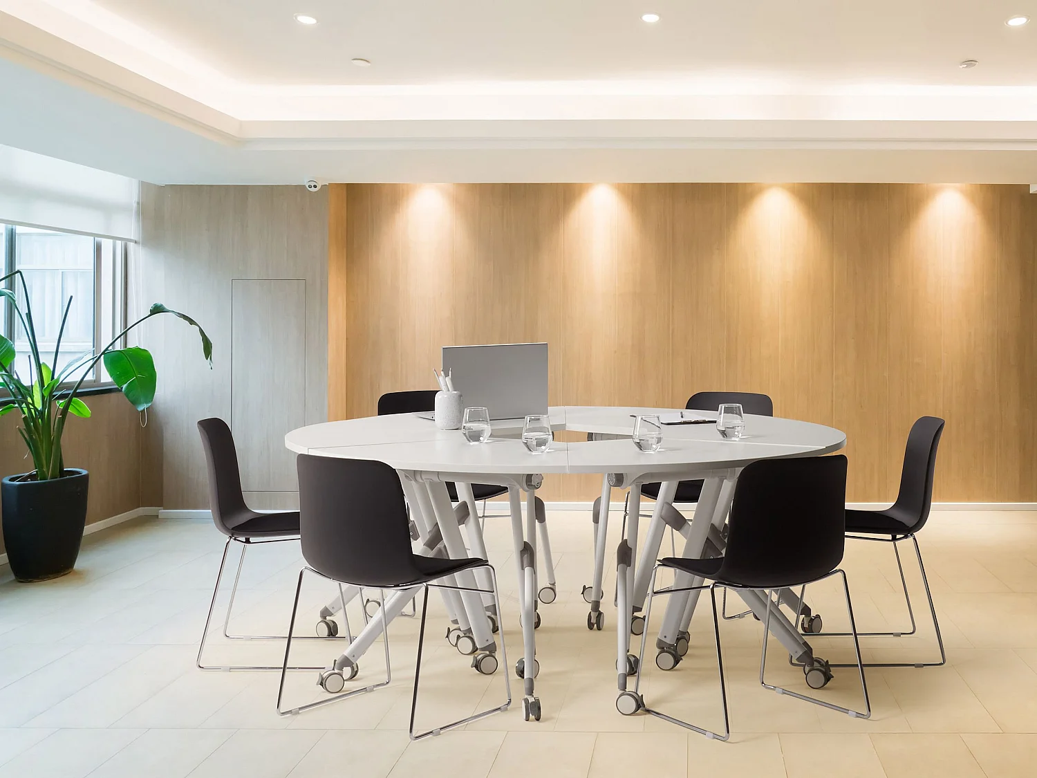 Inklapbaar bureau BENDI Wit 90 cm 64 cm