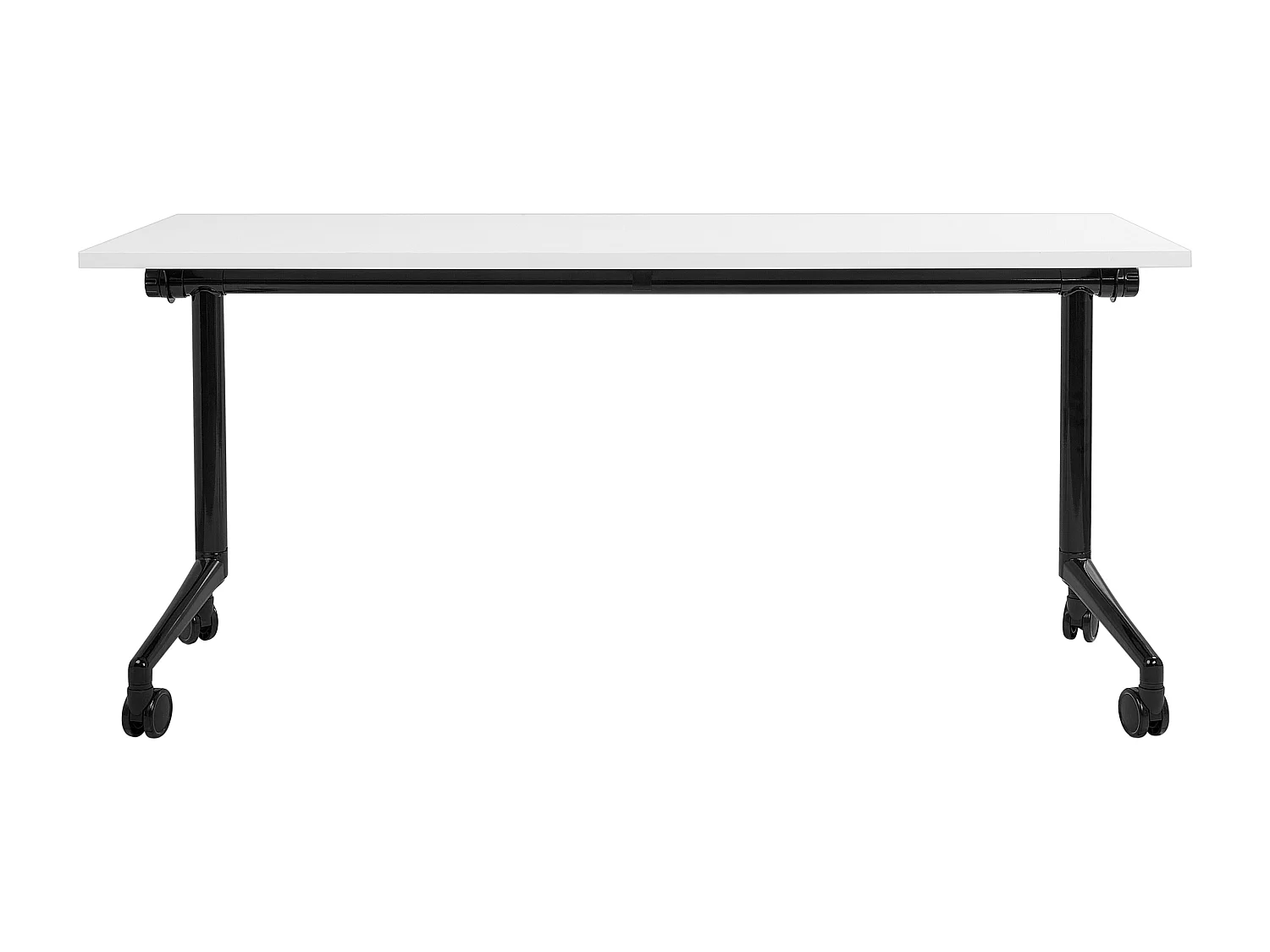 Bureau pliable CAVI Blanc 160 cm 60 cm avec roues