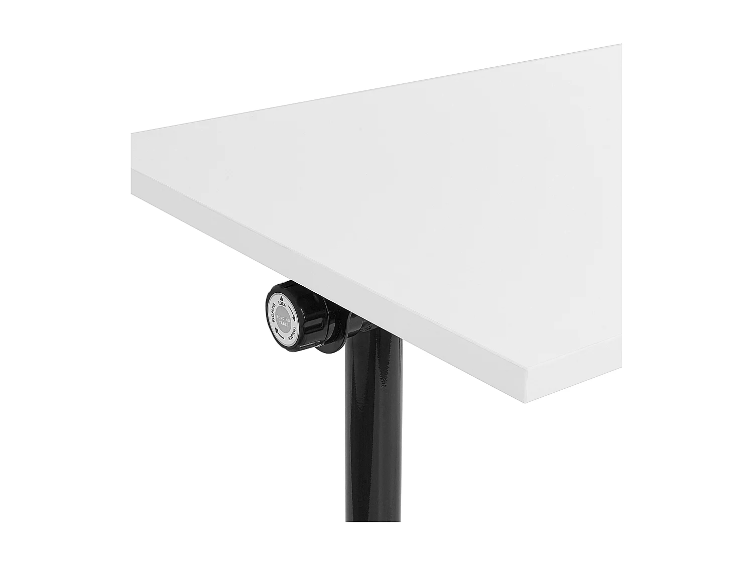 Bureau pliable CAVI Blanc 160 cm 60 cm avec roues