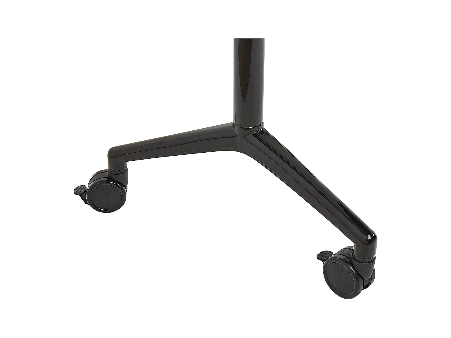 Bureau pliable CAVI Blanc 160 cm 60 cm avec roues