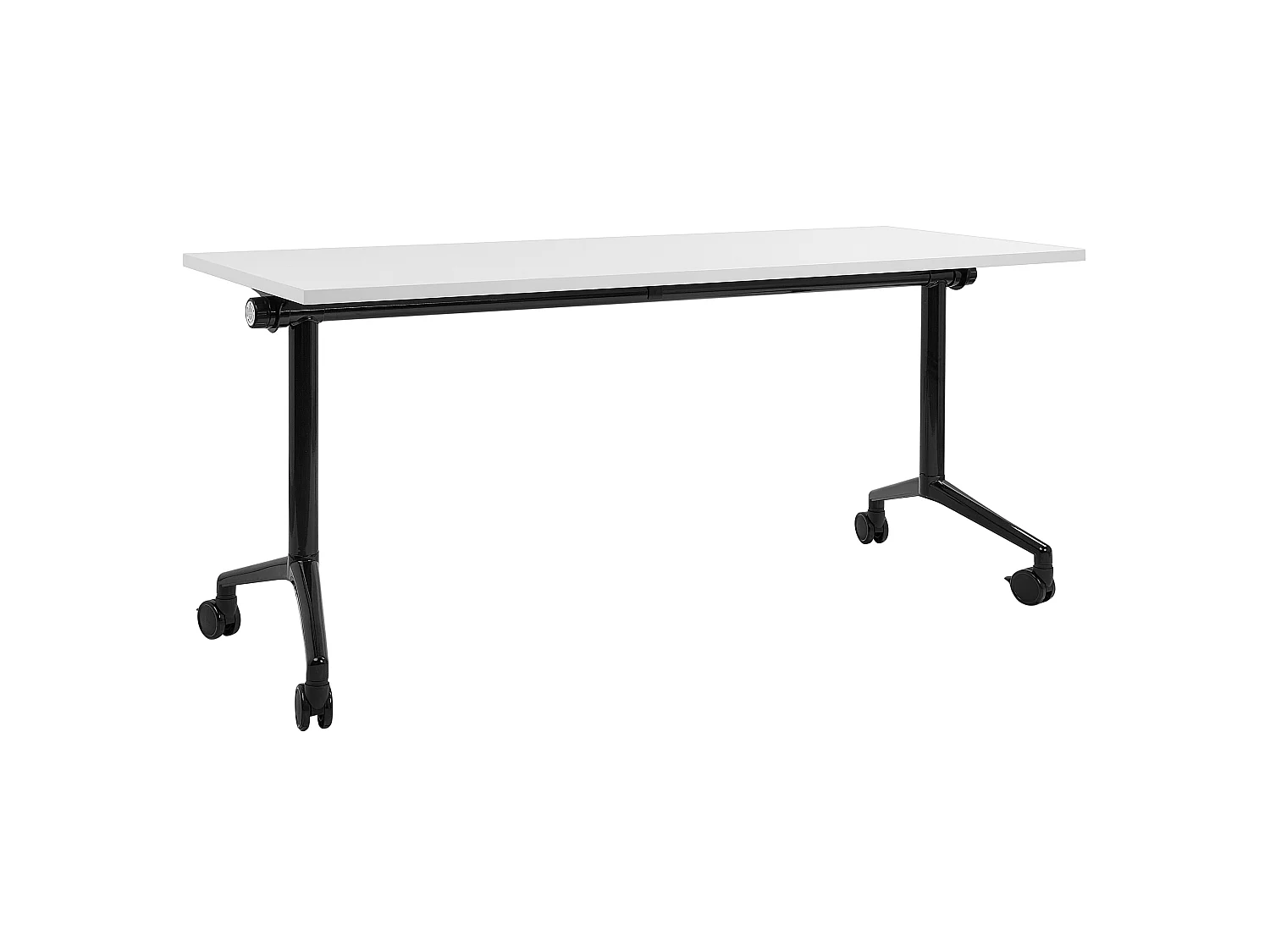 Inklapbaar bureau CAVI Wit 160 cm 60 cm met wielen