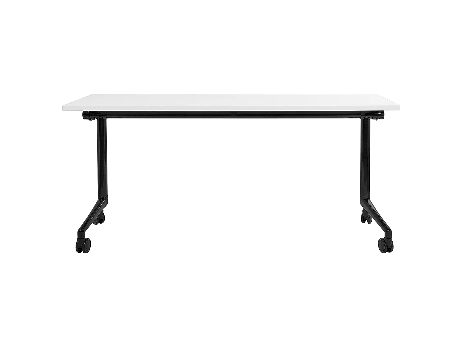 Inklapbaar bureau CAVI Wit 160 cm 60 cm met wielen