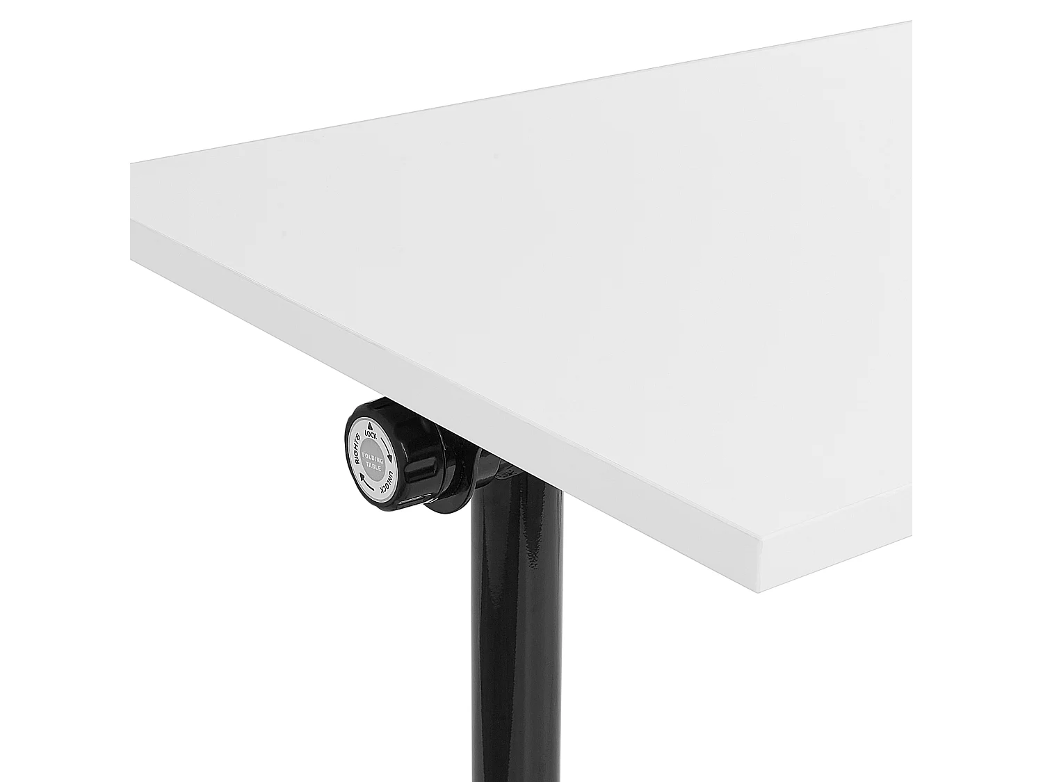 Inklapbaar bureau CAVI Wit 160 cm 60 cm met wielen