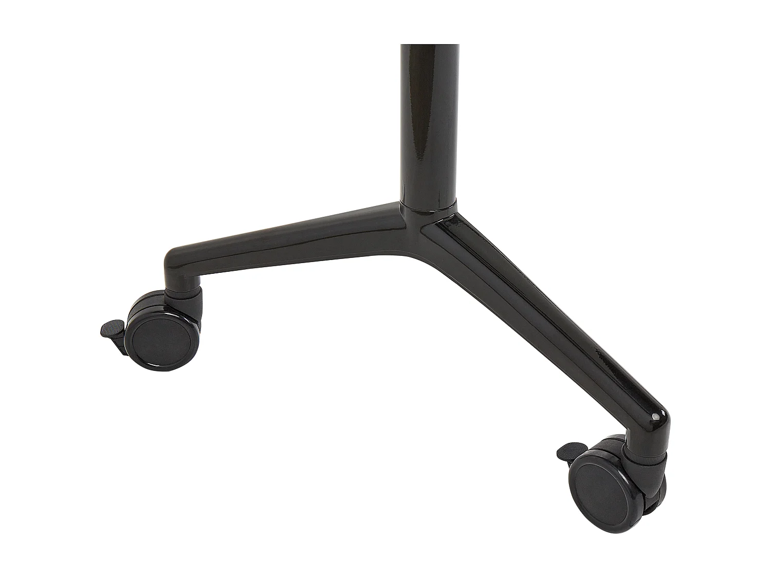 Bureau pliable CAVI Marron clair 120 cm 60 cm avec roues