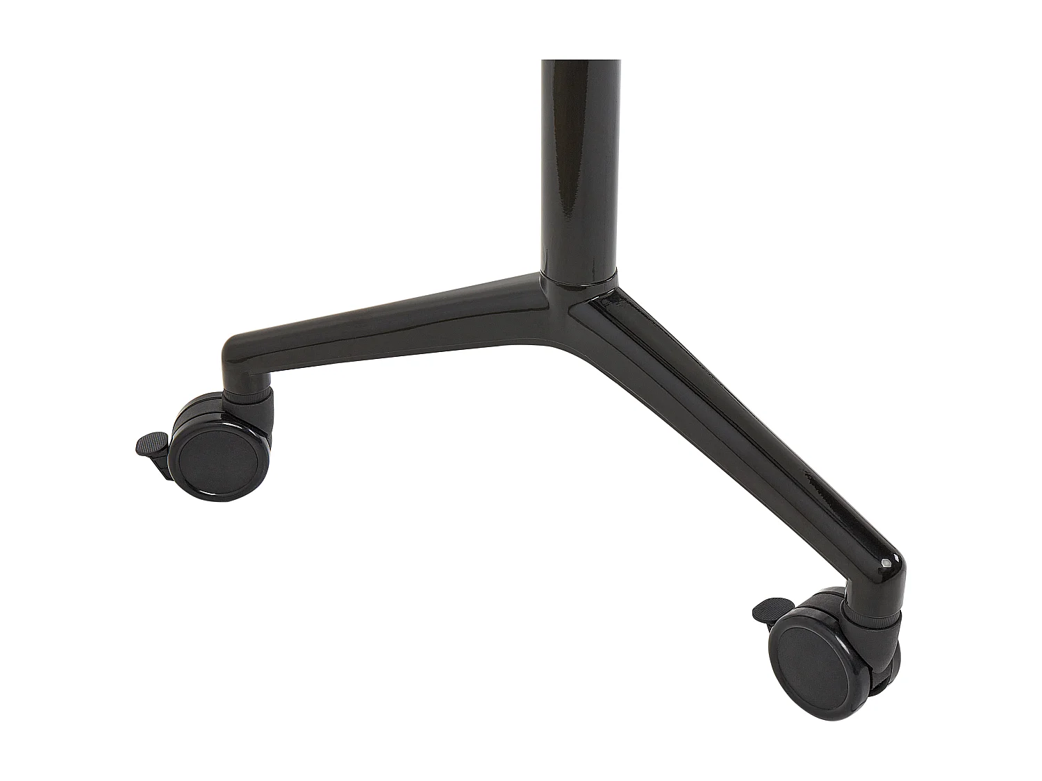 Bureau pliable CAVI Blanc 120 cm 60 cm avec roues