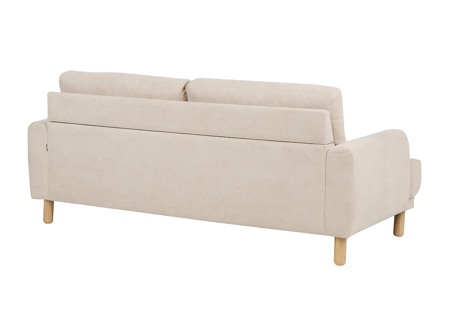 Sofa TUVE Cord Beige 3-Sitzer