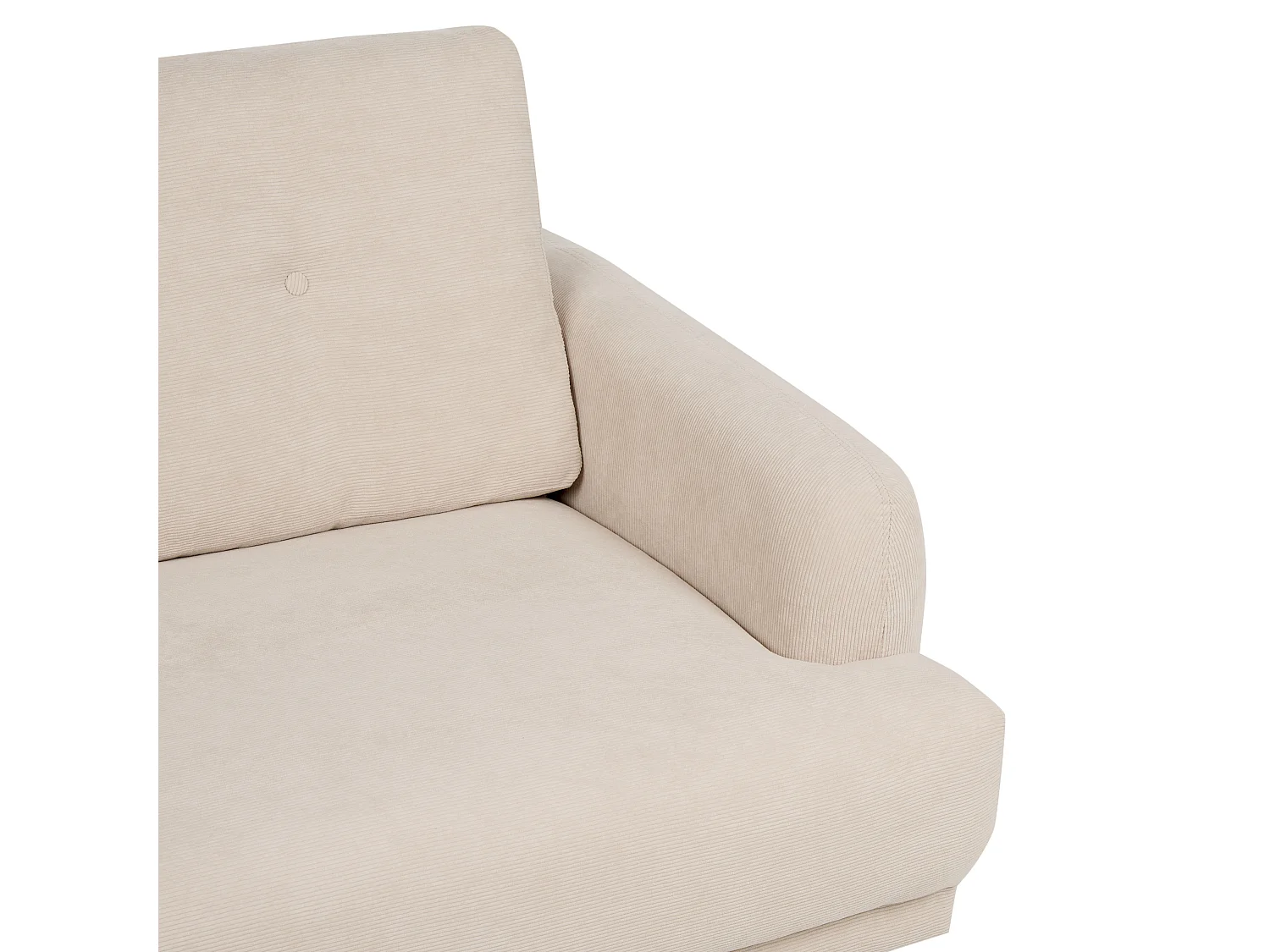 Sofa TUVE Cord Beige 3-Sitzer