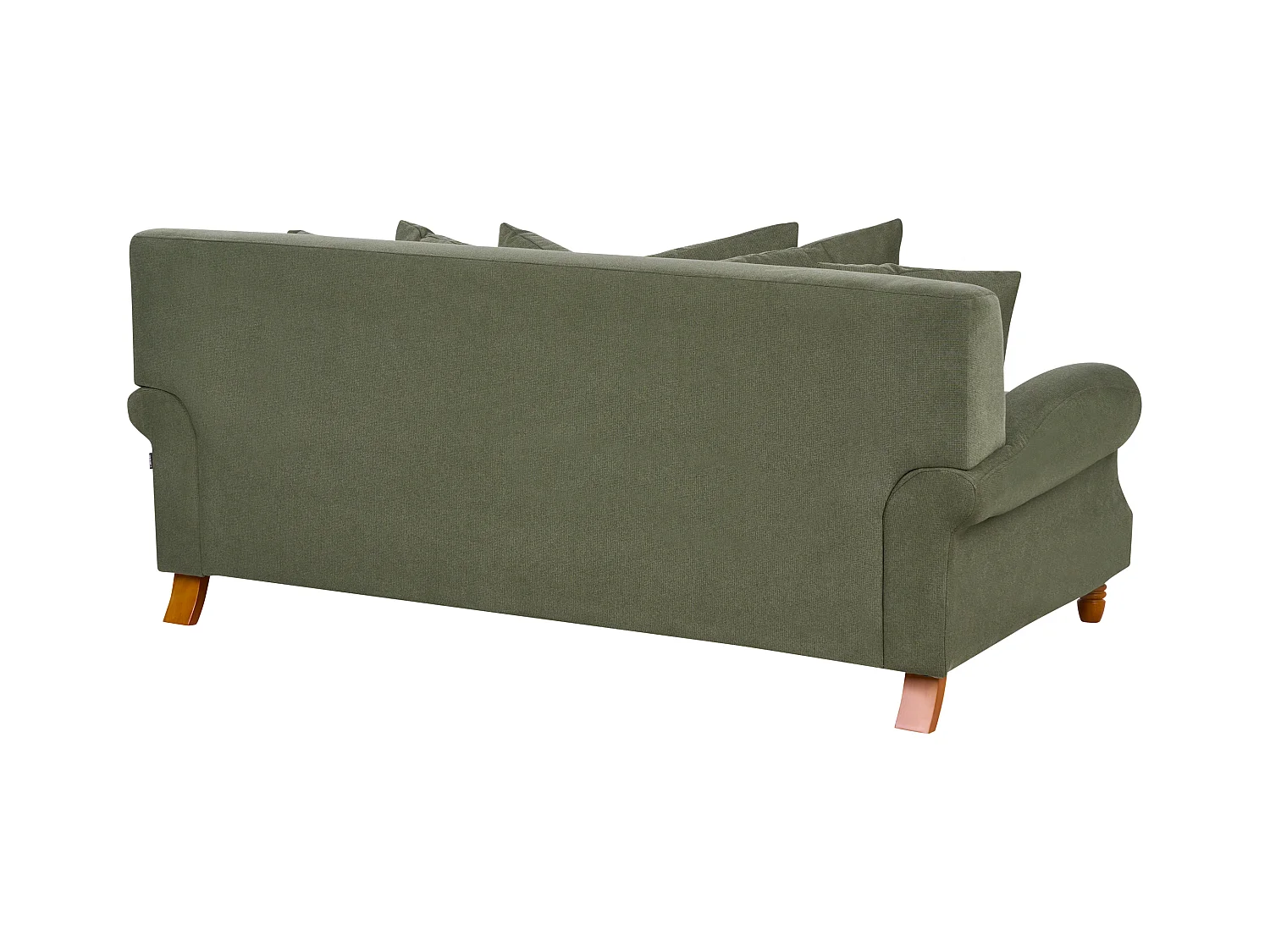 Canapé 2 places EIKE Tissu Vert foncé