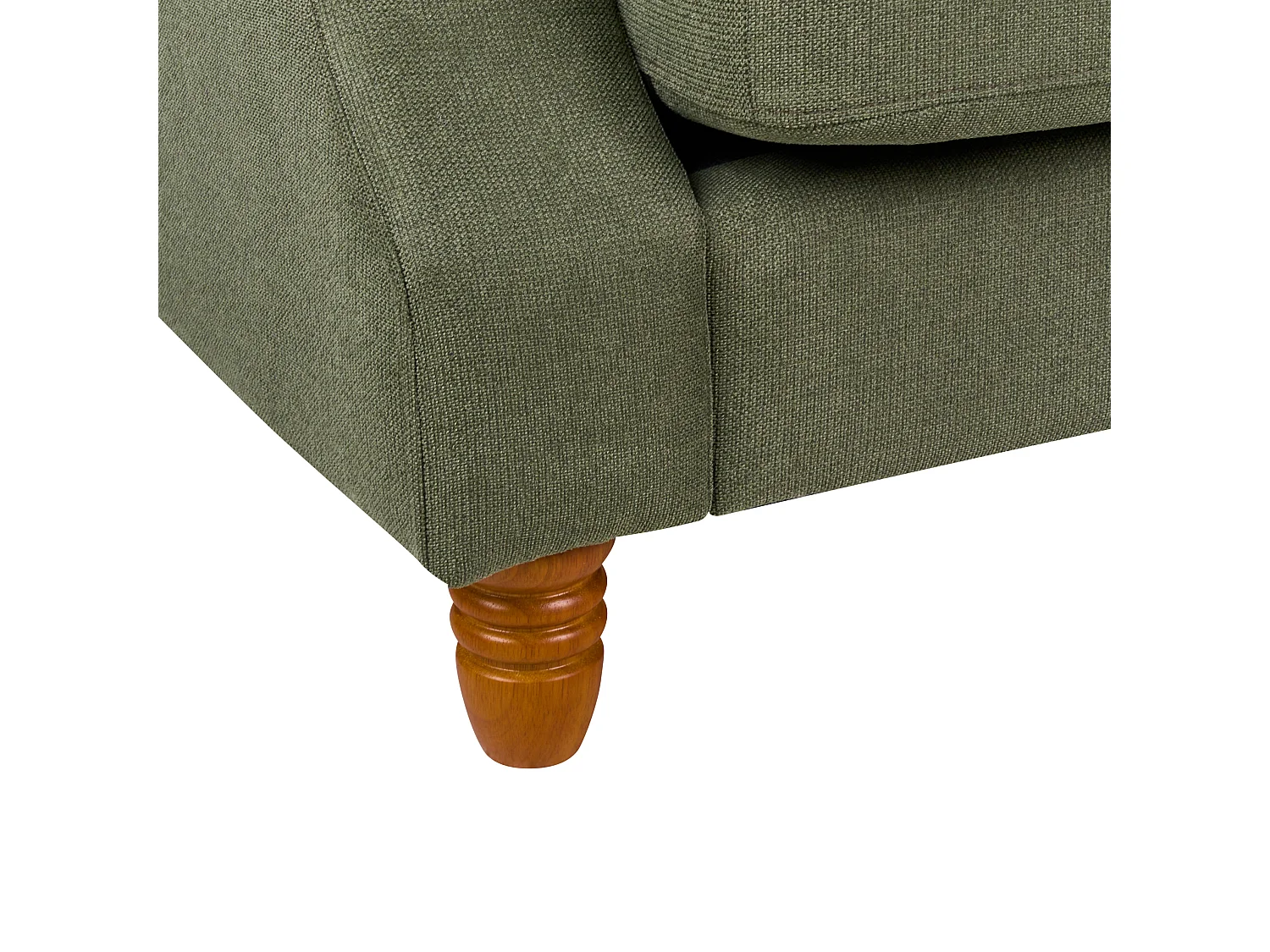 Canapé 2 places EIKE Tissu Vert foncé