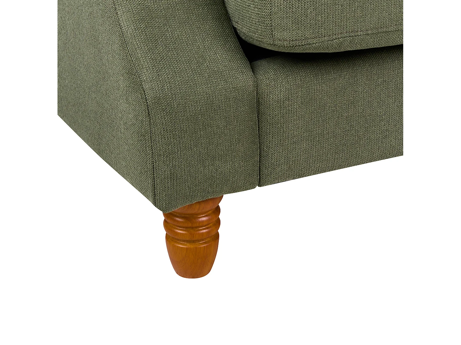 Canapé 2 places EIKE Tissu Vert foncé