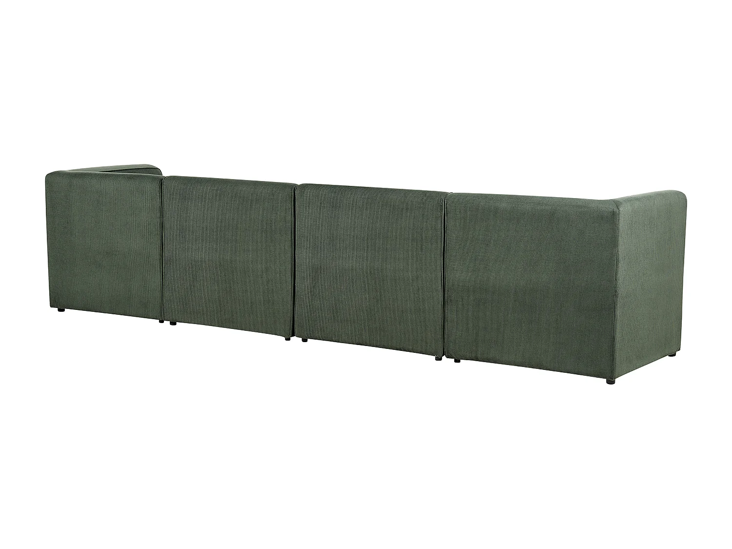 Modulsofa LEMVIG Cord Dunkelgrün 4-Sitzer