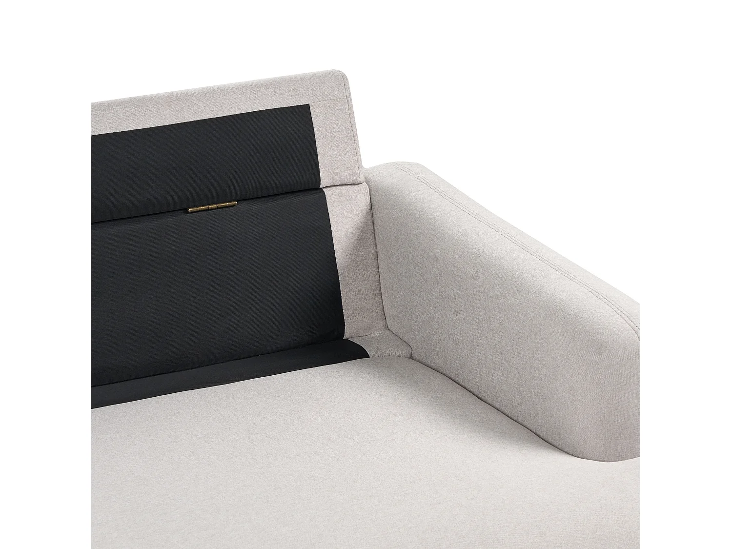 Bank TUVE Stof Taupe 2-zitter