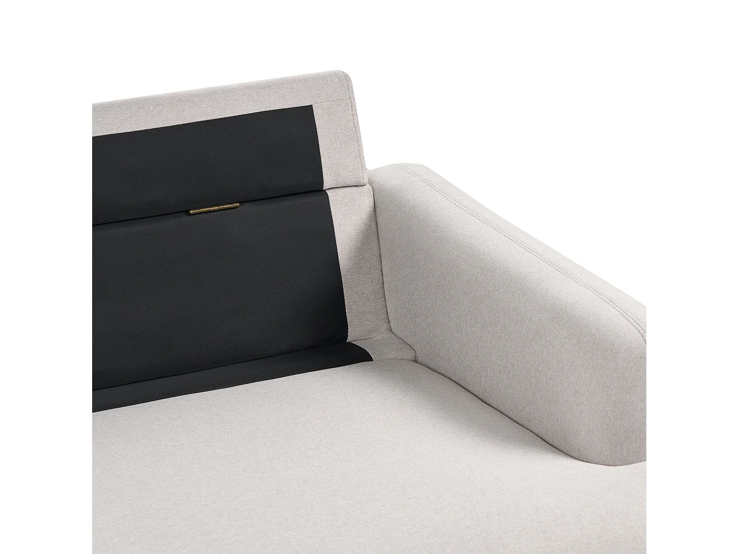 Sofa TUVE Beżowoszary dla 2 osób