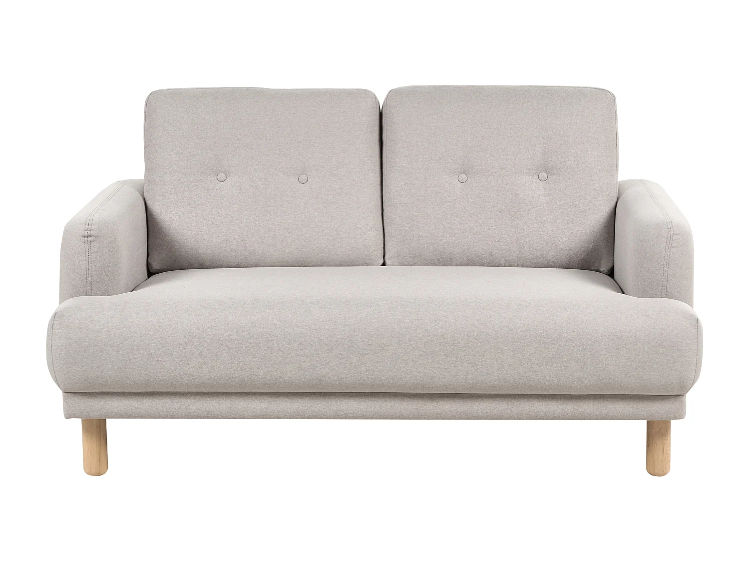 Canapé TUVE Tissu Taupe 2 places