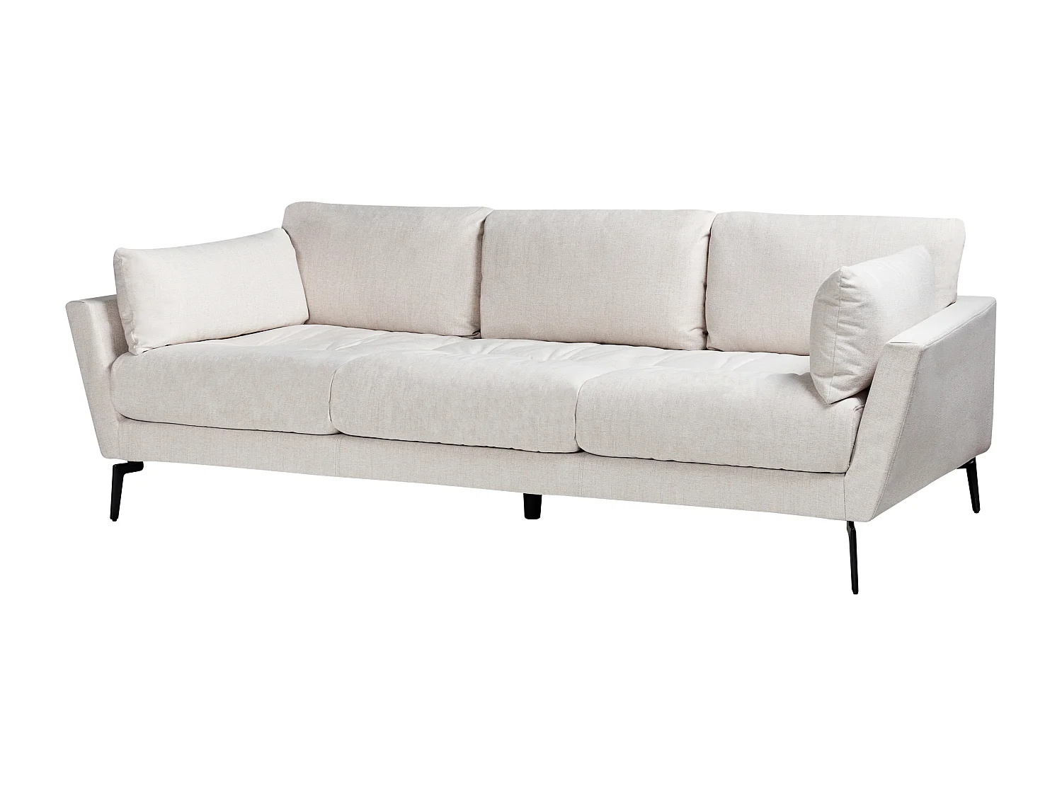 Bank NENOLA Stof Lichtbeige 4-zitter