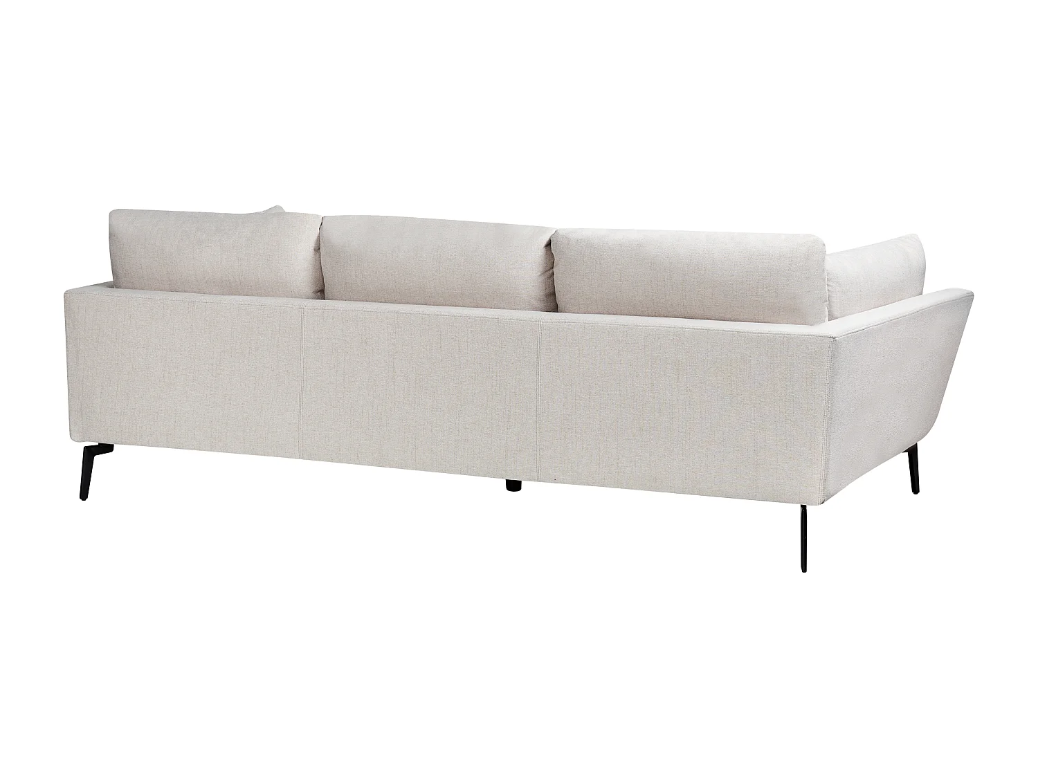 Canapé 4 places NENOLA Tissu Beige clair