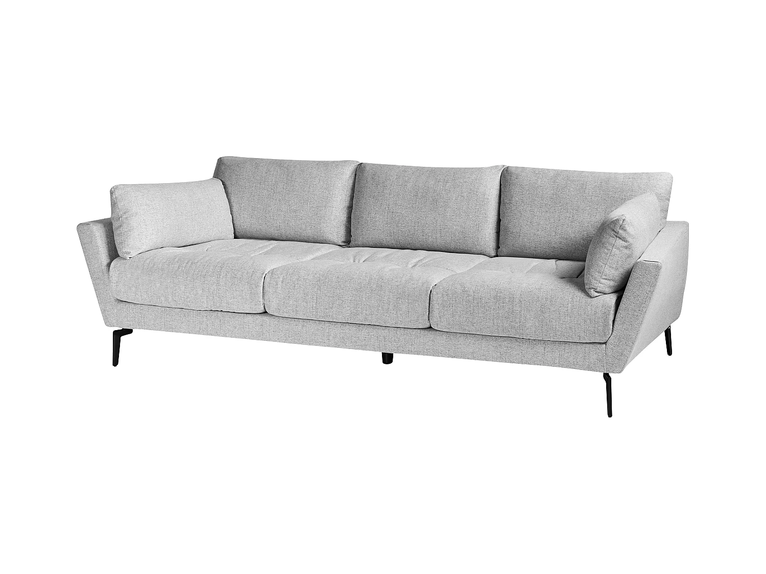 Canapé 4 places NENOLA Tissu Gris