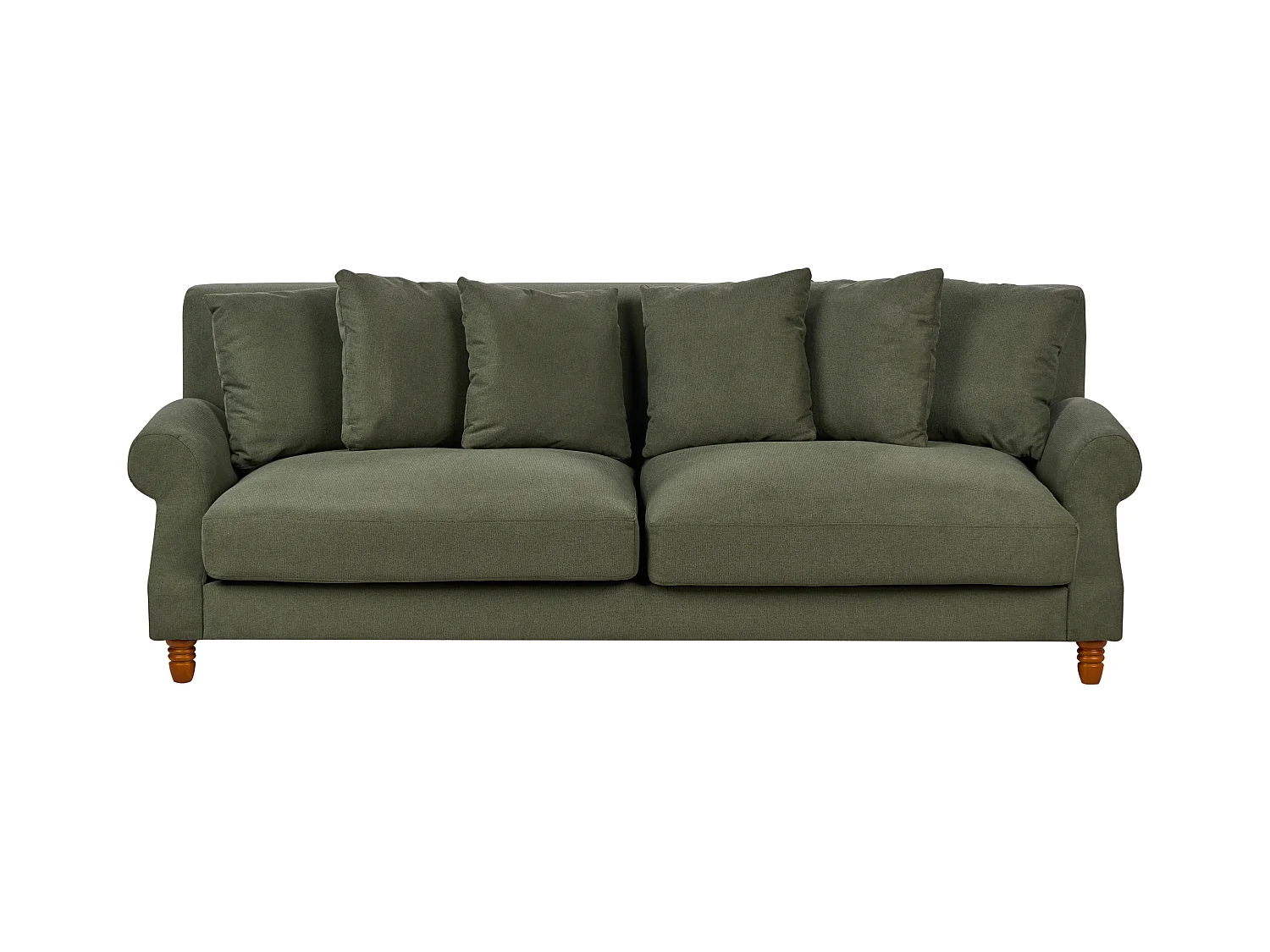 Canapé 3 places EIKE Tissu Vert foncé