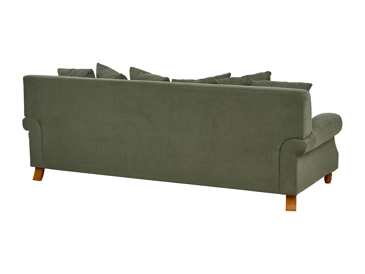 Canapé 3 places EIKE Tissu Vert foncé