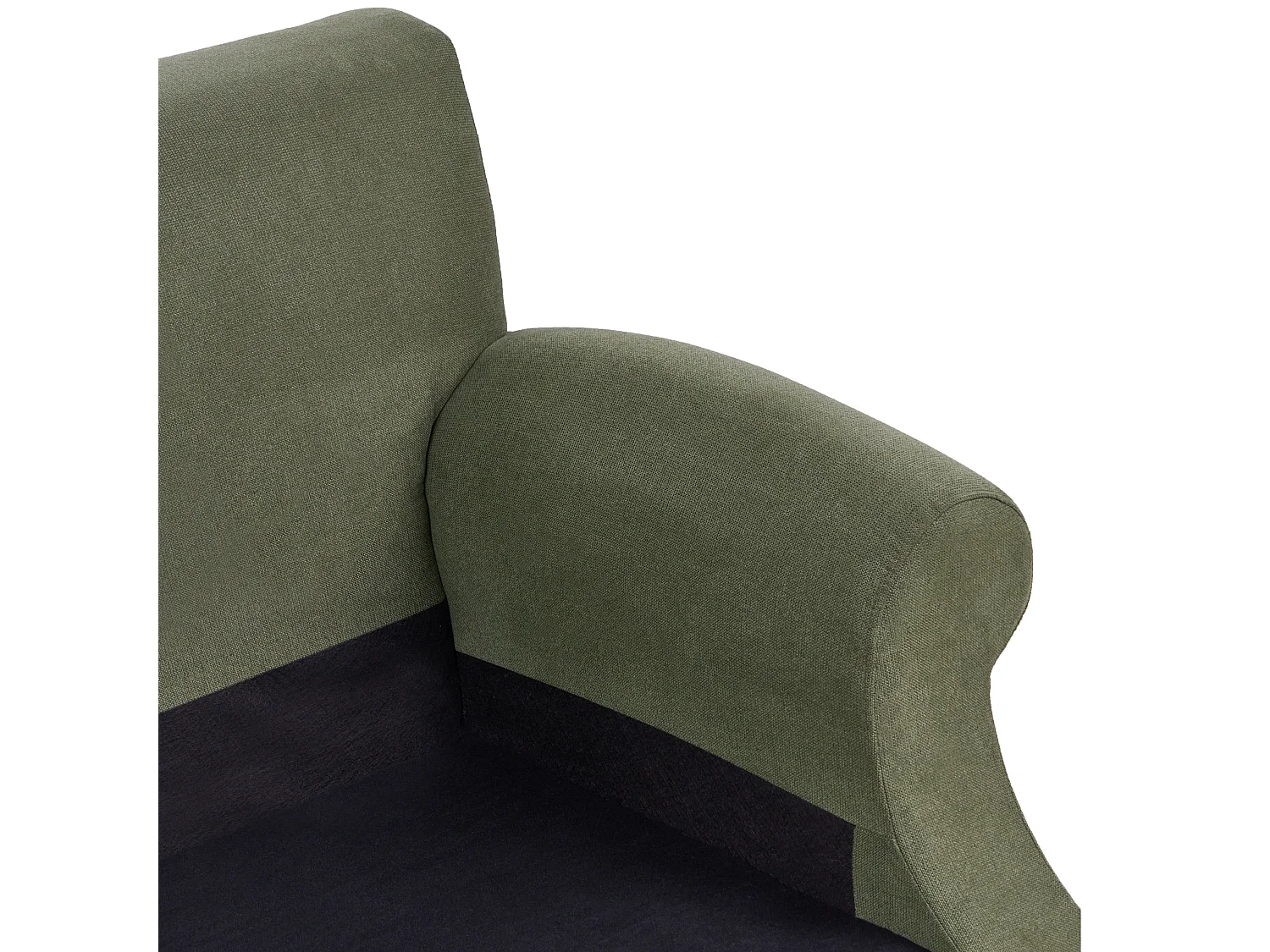 Canapé 3 places EIKE Tissu Vert foncé