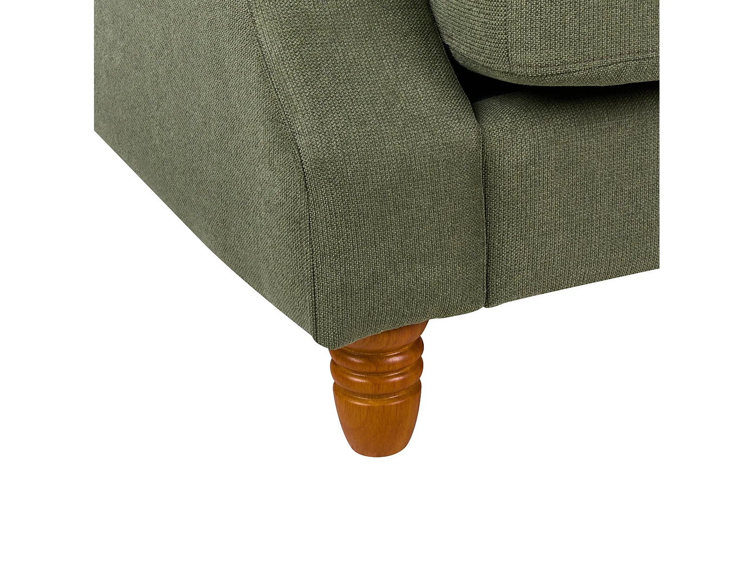 Canapé 3 places EIKE Tissu Vert foncé