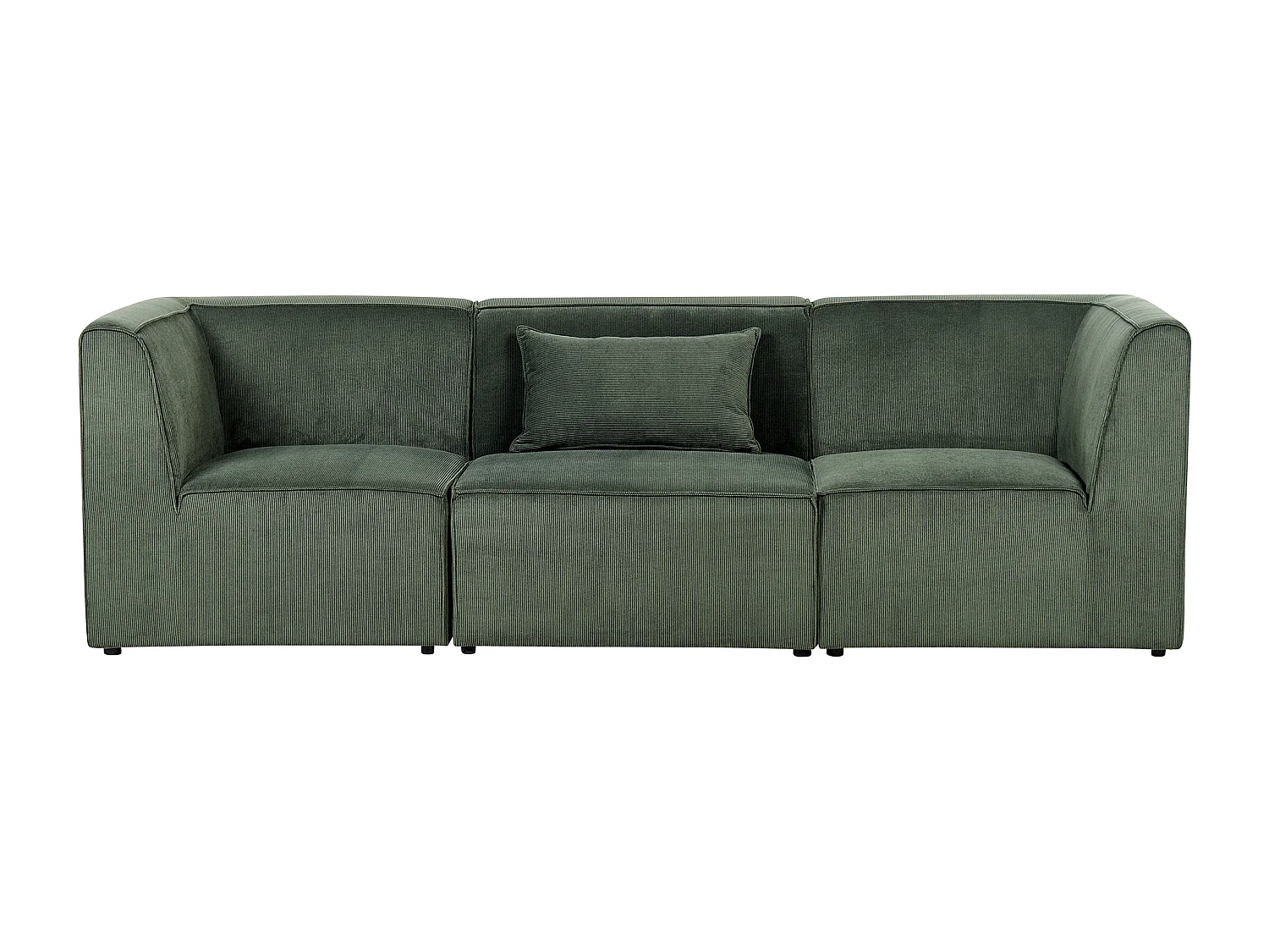 Modulsofa LEMVIG Cord Dunkelgrün 3-Sitzer