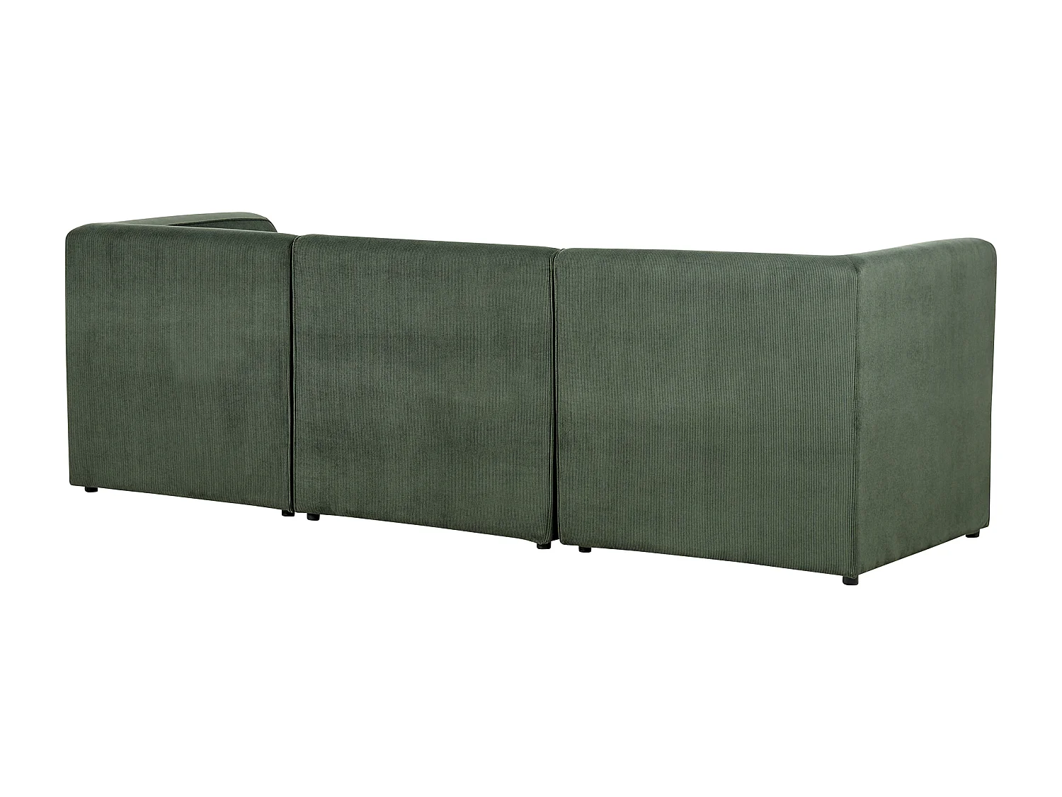 Modulsofa LEMVIG Cord Dunkelgrün 3-Sitzer