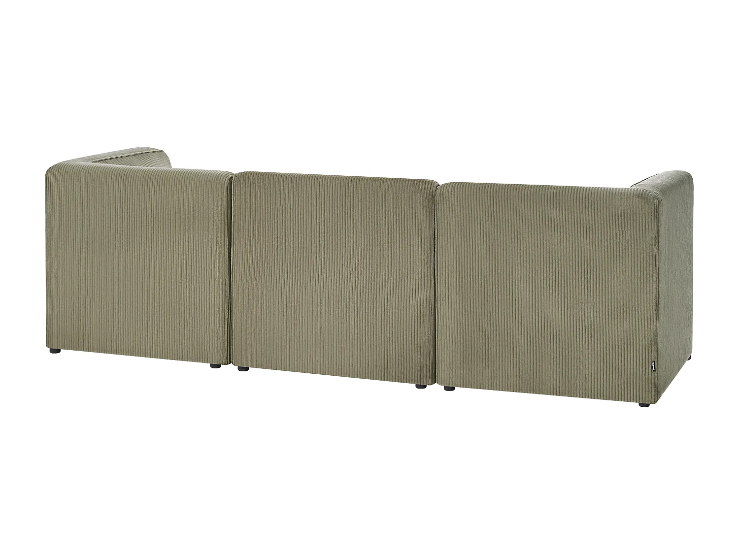 Modulsofa LEMVIG Cord Dunkelgrün 3-Sitzer
