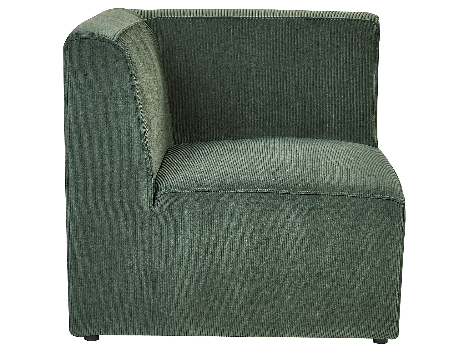 Modular Sofa 3 Seater LEMVIG Green Corduroy