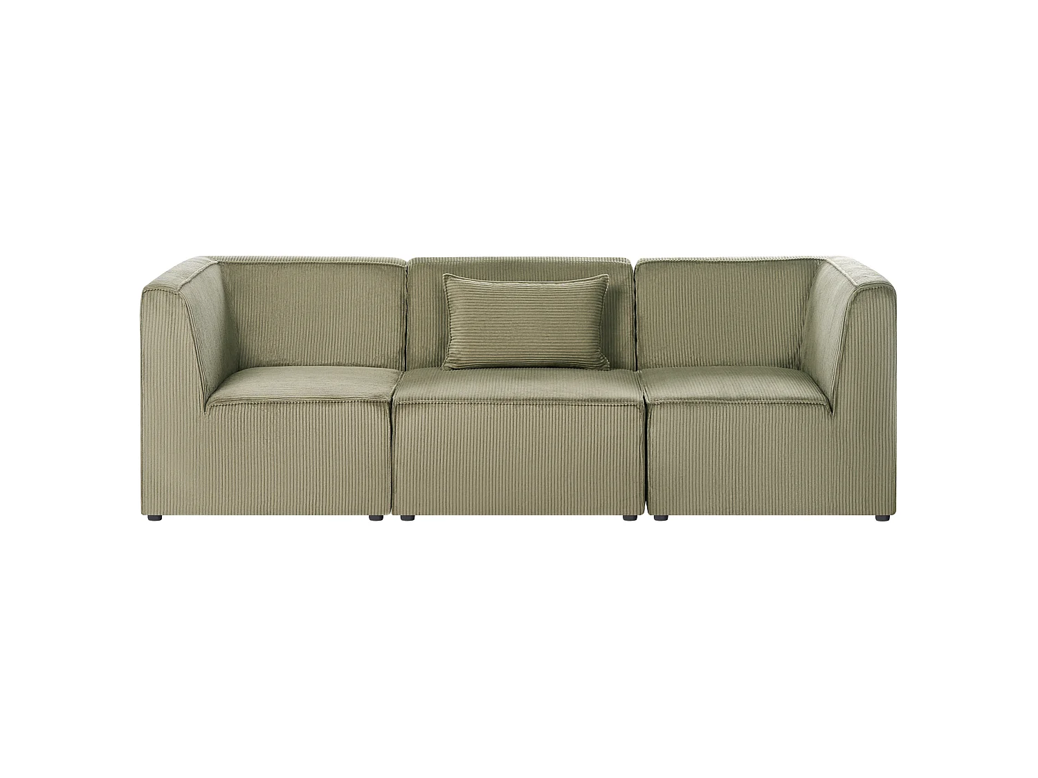 Modulsofa LEMVIG Cord Dunkelgrün 3-Sitzer