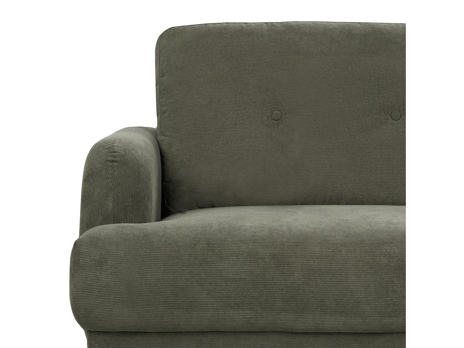 Sofá TUVE Bombazine Verde escuro 2 lugares