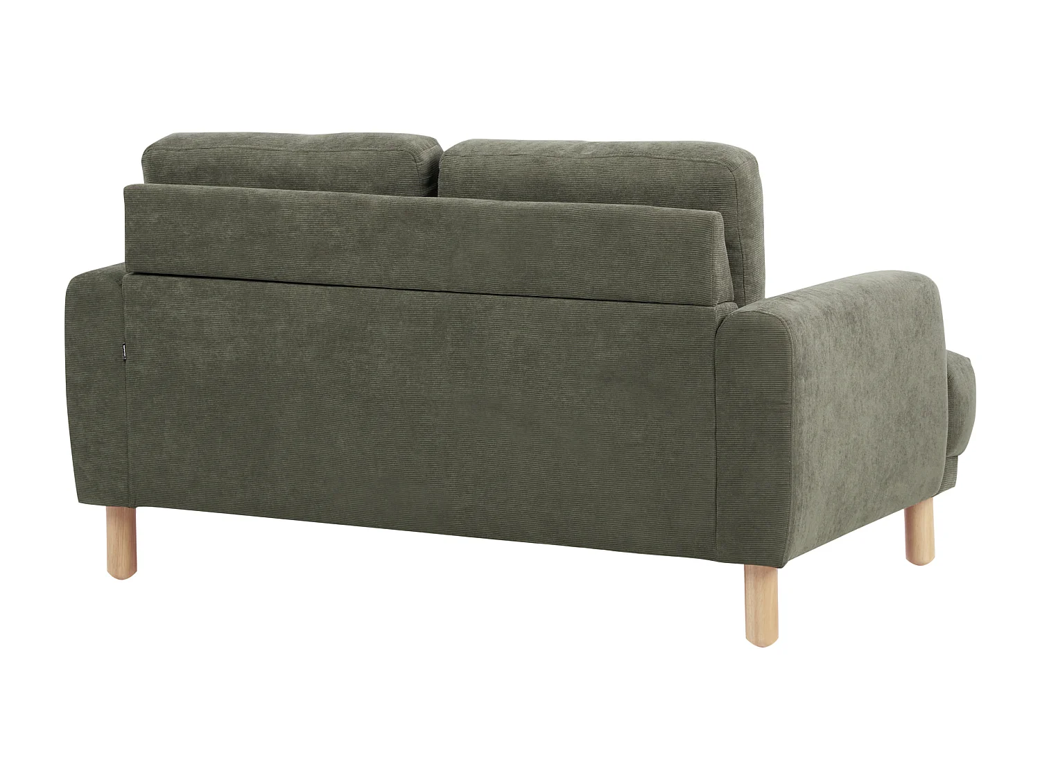 Sofa TUVE Sztruks Ciemnozielony dla 2 osób