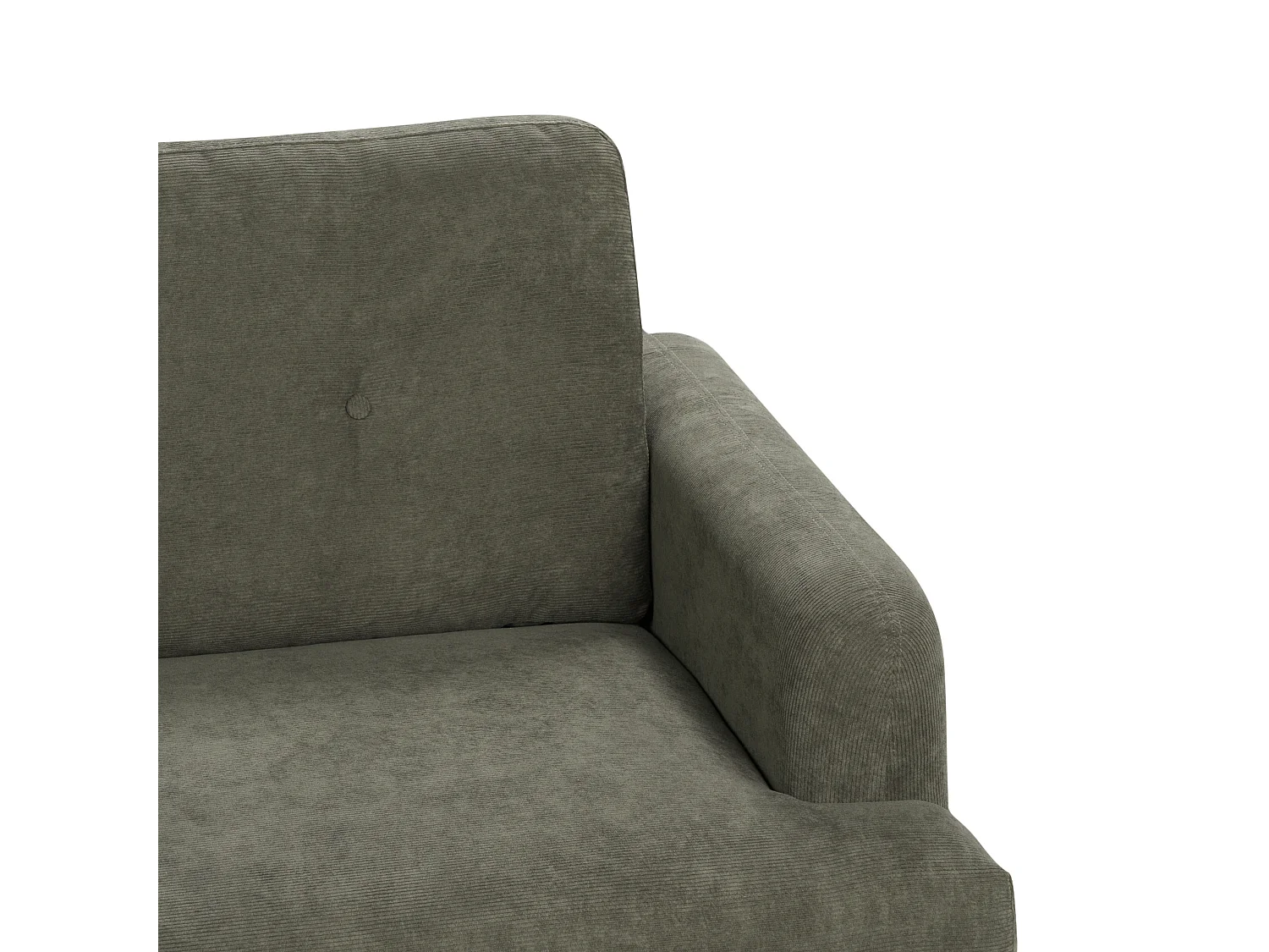 Sofa TUVE Sztruks Ciemnozielony dla 2 osób