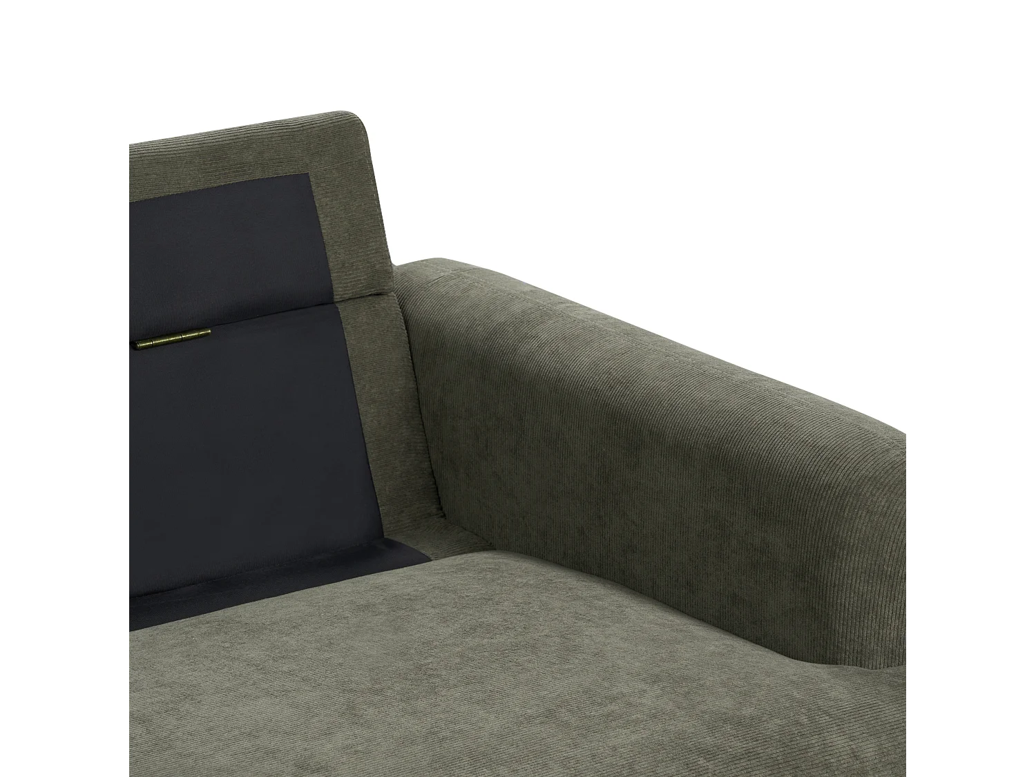 Sofa TUVE Sztruks Ciemnozielony dla 2 osób