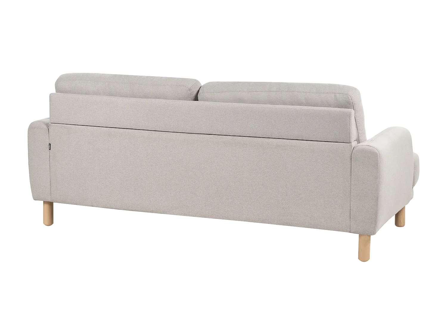 Sofá TUVE Tecido Taupe 3 lugares