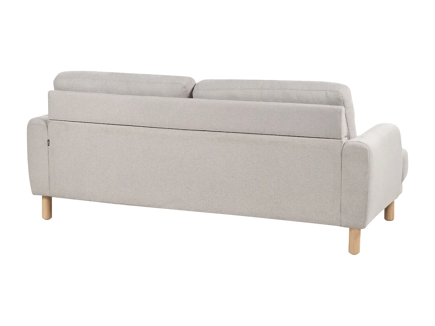 Sofá TUVE Tecido Taupe 3 lugares