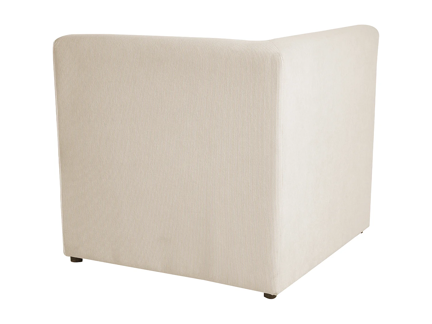 Canapé modulable LEMVIG Velours côtelé Beige clair 2 places