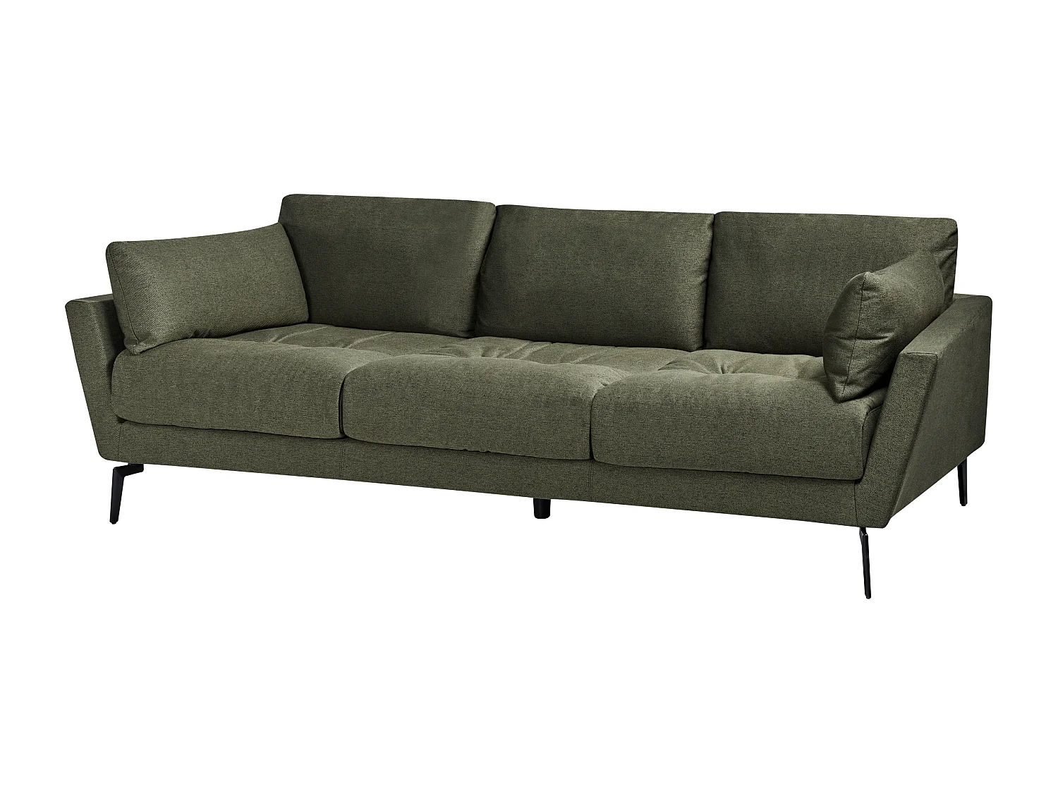 Bank NENOLA Stof Donkergroen 4-zitter