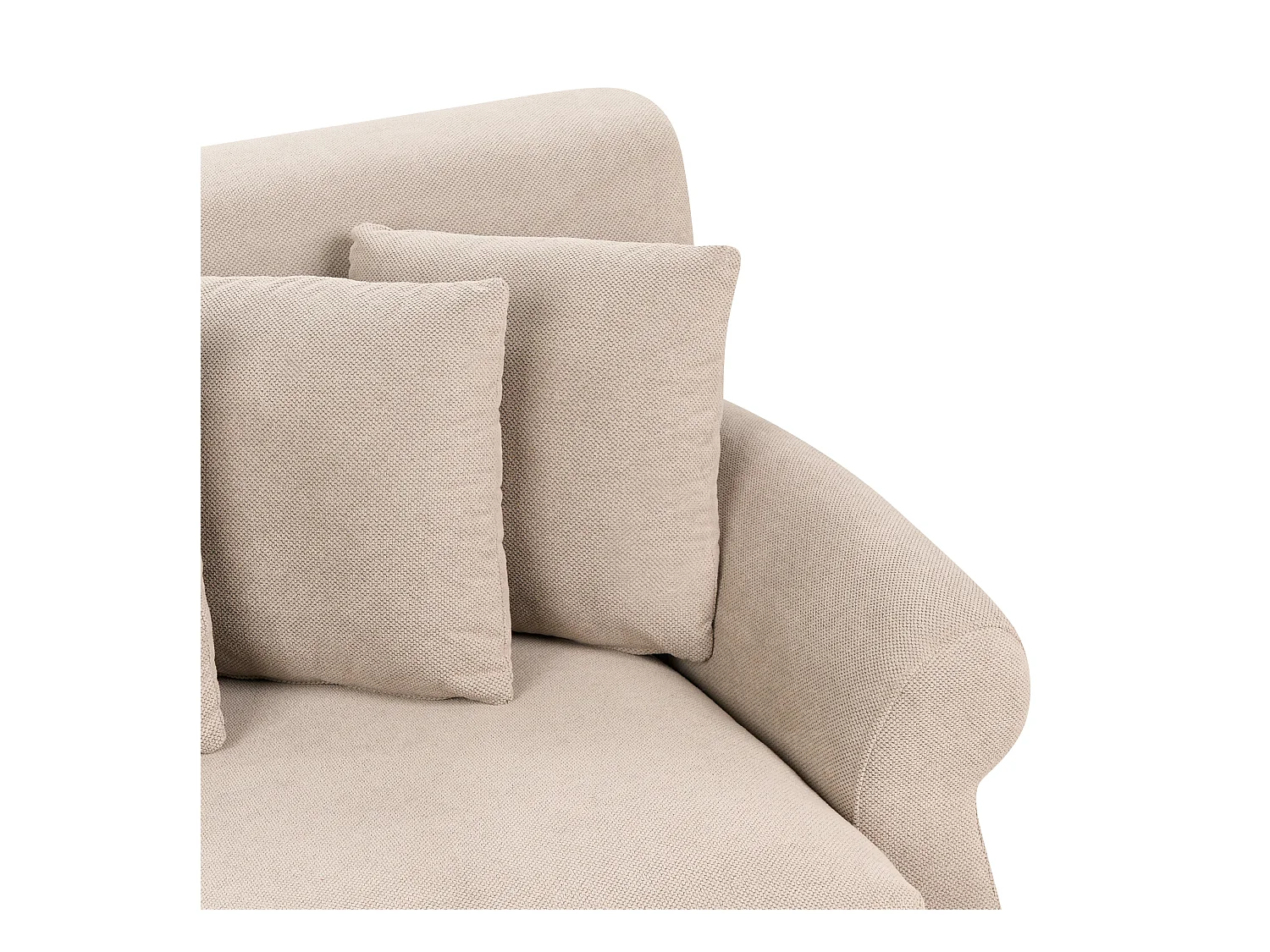 Canapé 2 places EIKE Tissu Beige