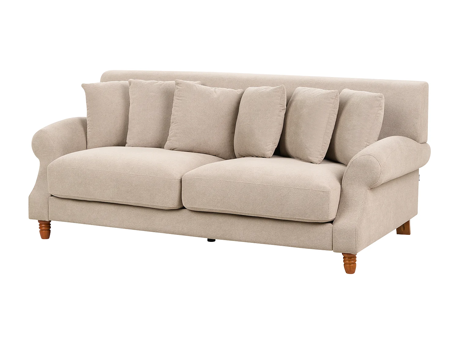 Canapé 2 places EIKE Tissu Beige