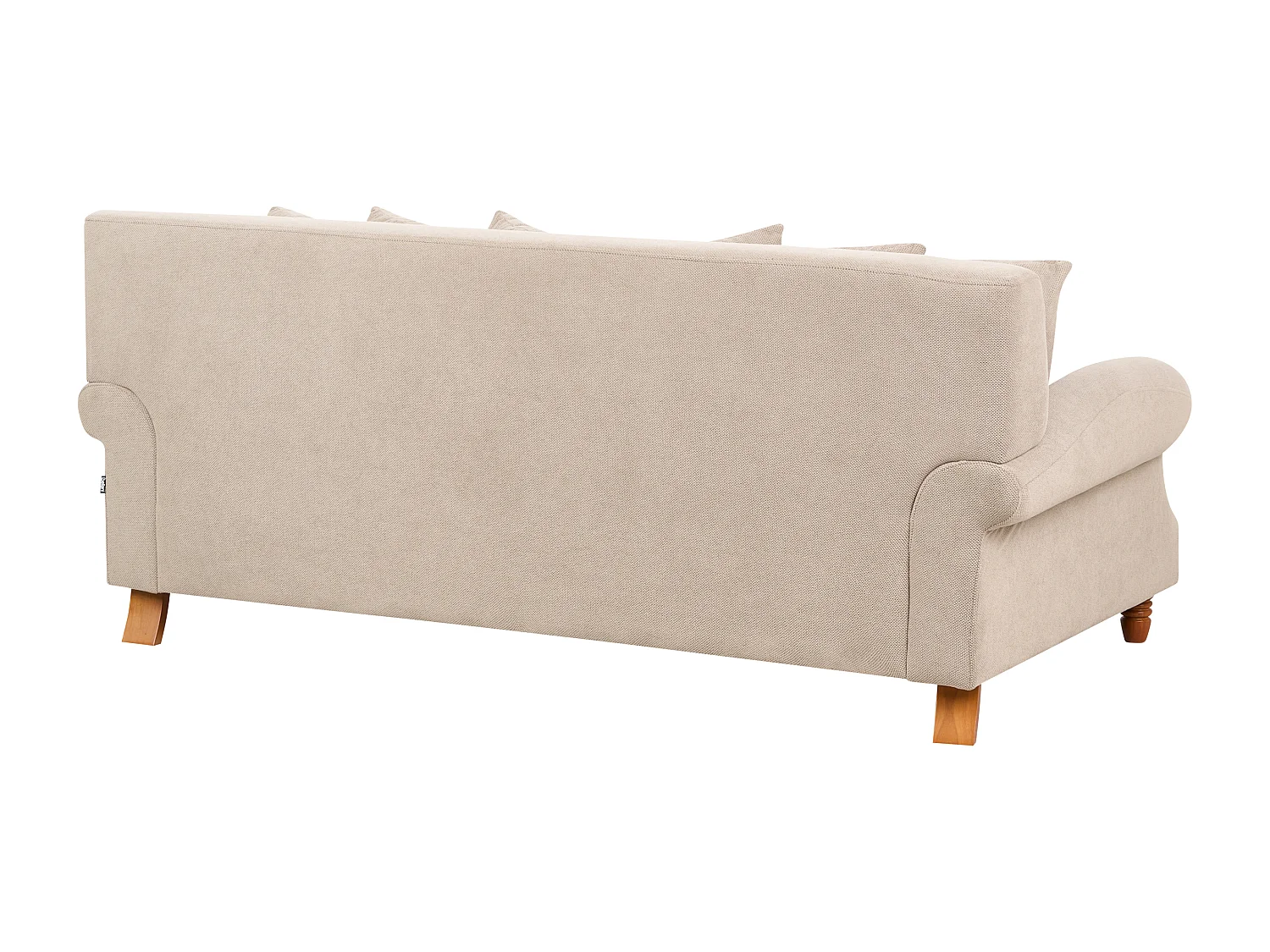 Sofa EIKE Stoff Beige 2-Sitzer