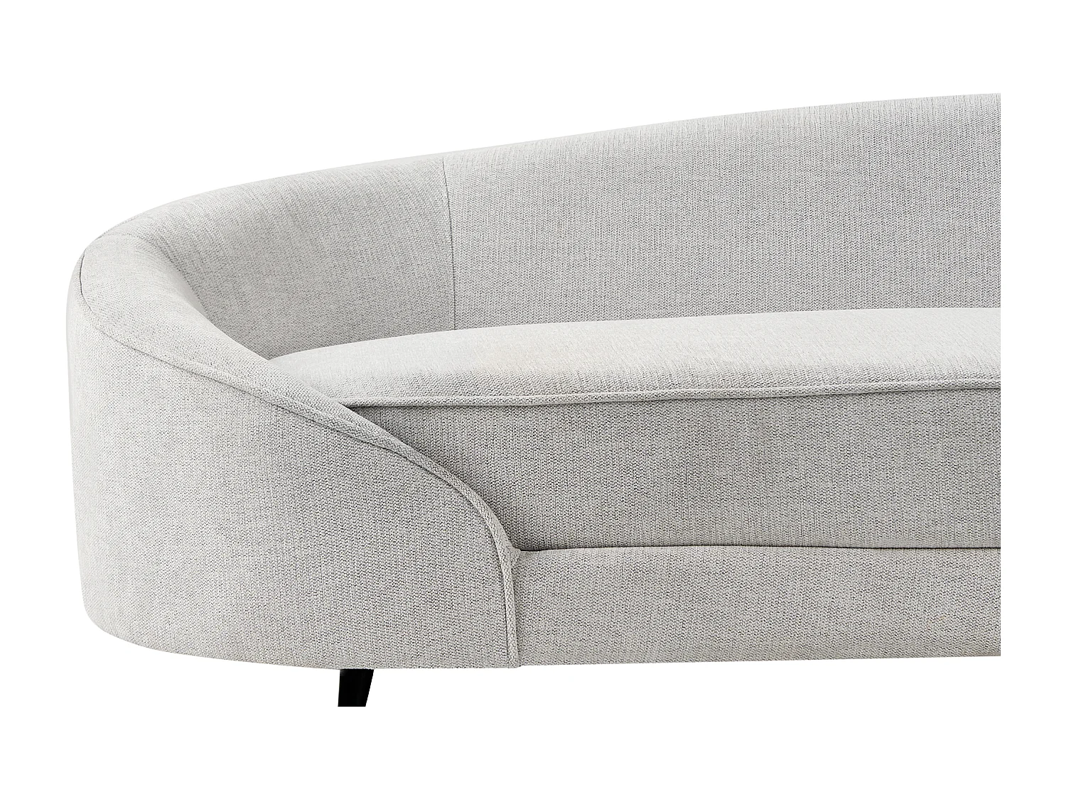 Sofá SAVAR Tecido Branco creme 3 lugares