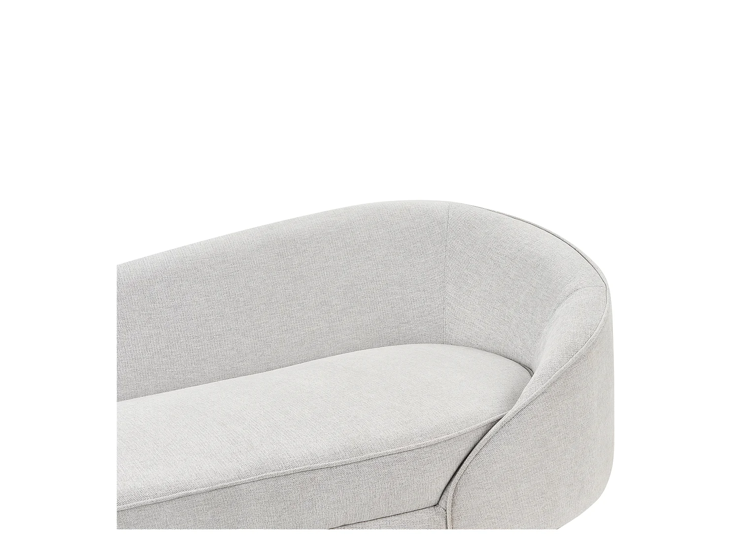 Bank SAVAR Stof Gebroken wit 3-zitter