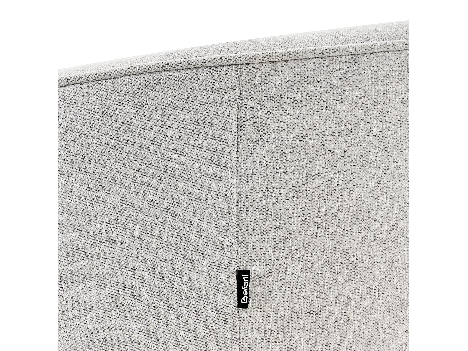 3er Sofa Stoff creme weiß gebogen oval mit schwarzen Metallbeinen Retro Savar