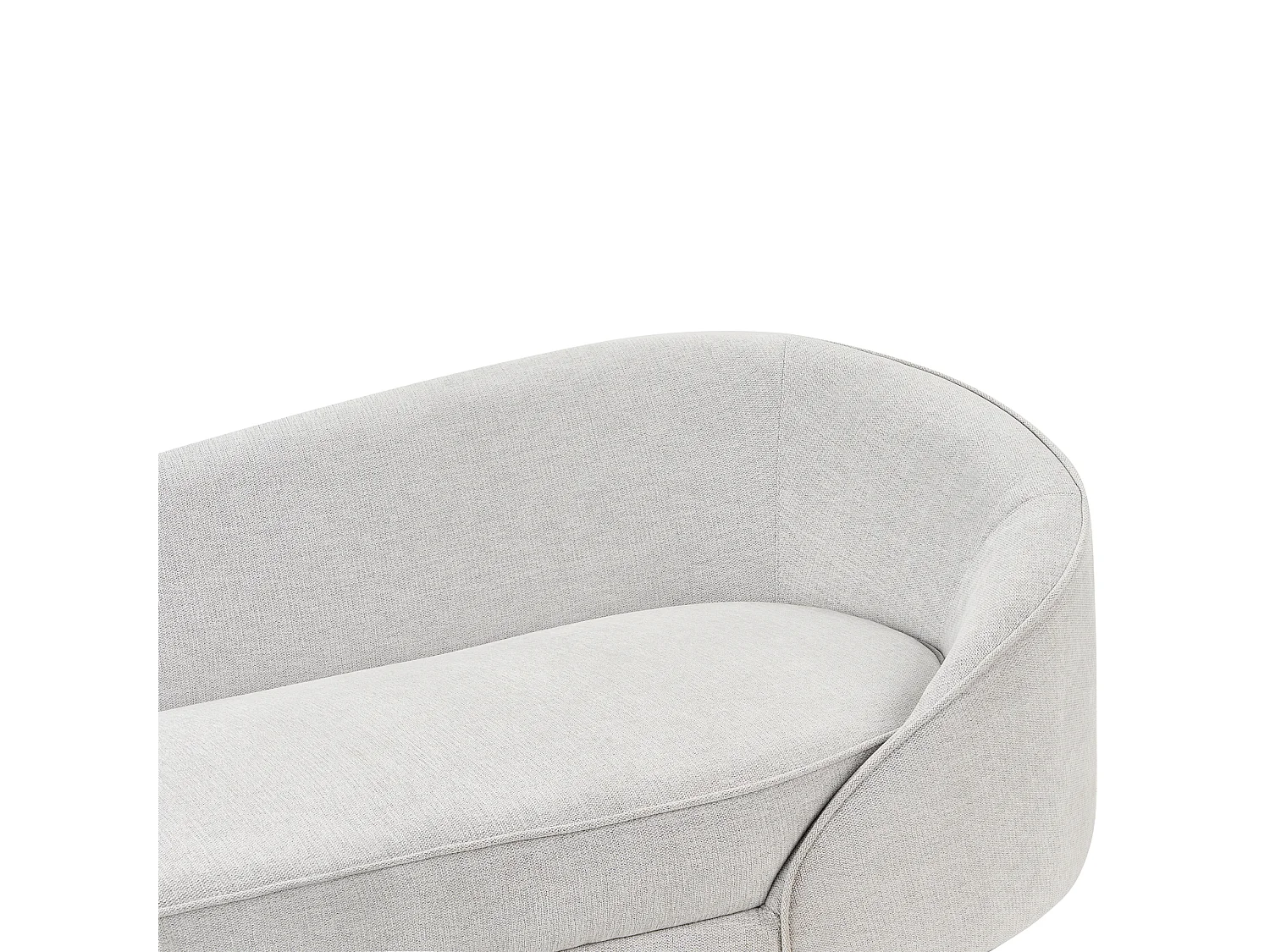 Canapé 3 places SAVAR Tissu Blanc cassé