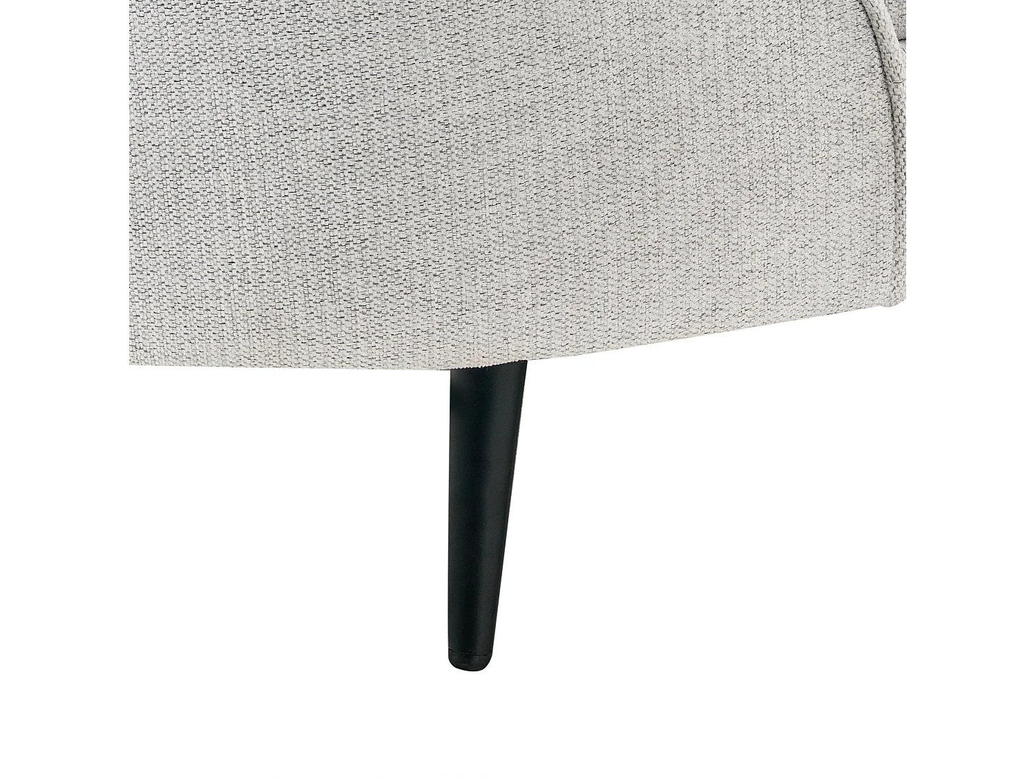 Canapé 3 places SAVAR Tissu Blanc cassé