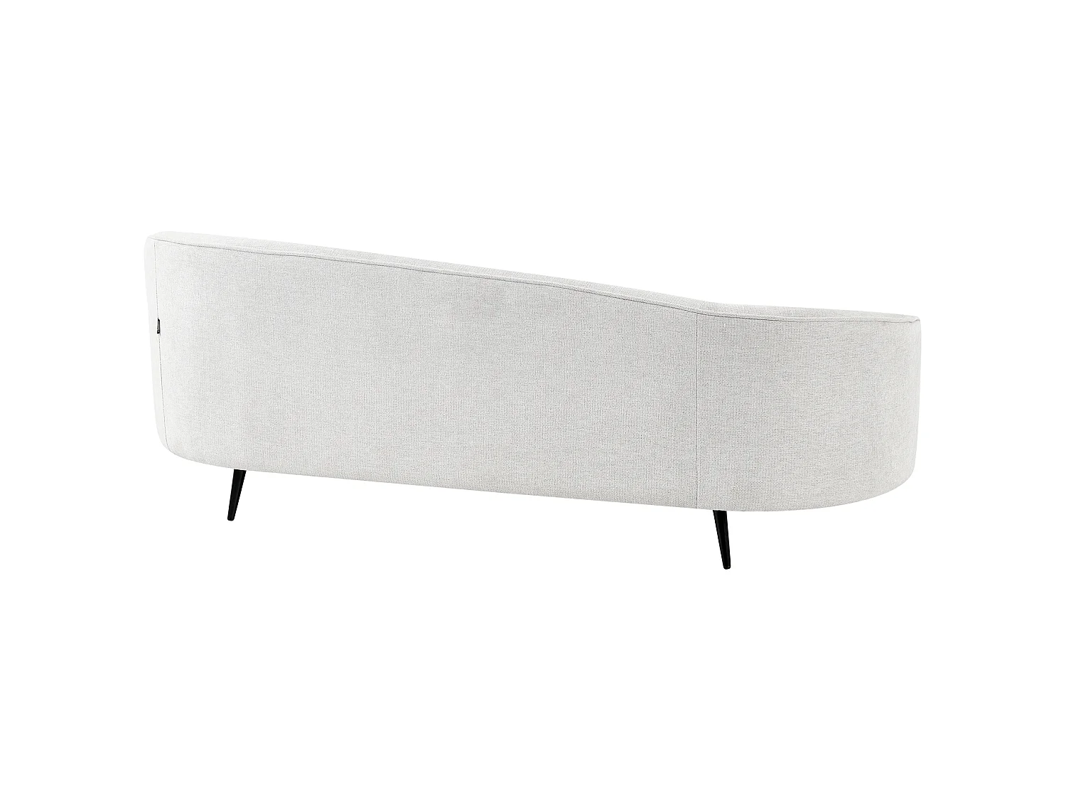 Sofa SAVAR Stoff Cremeweiss 3-Sitzer