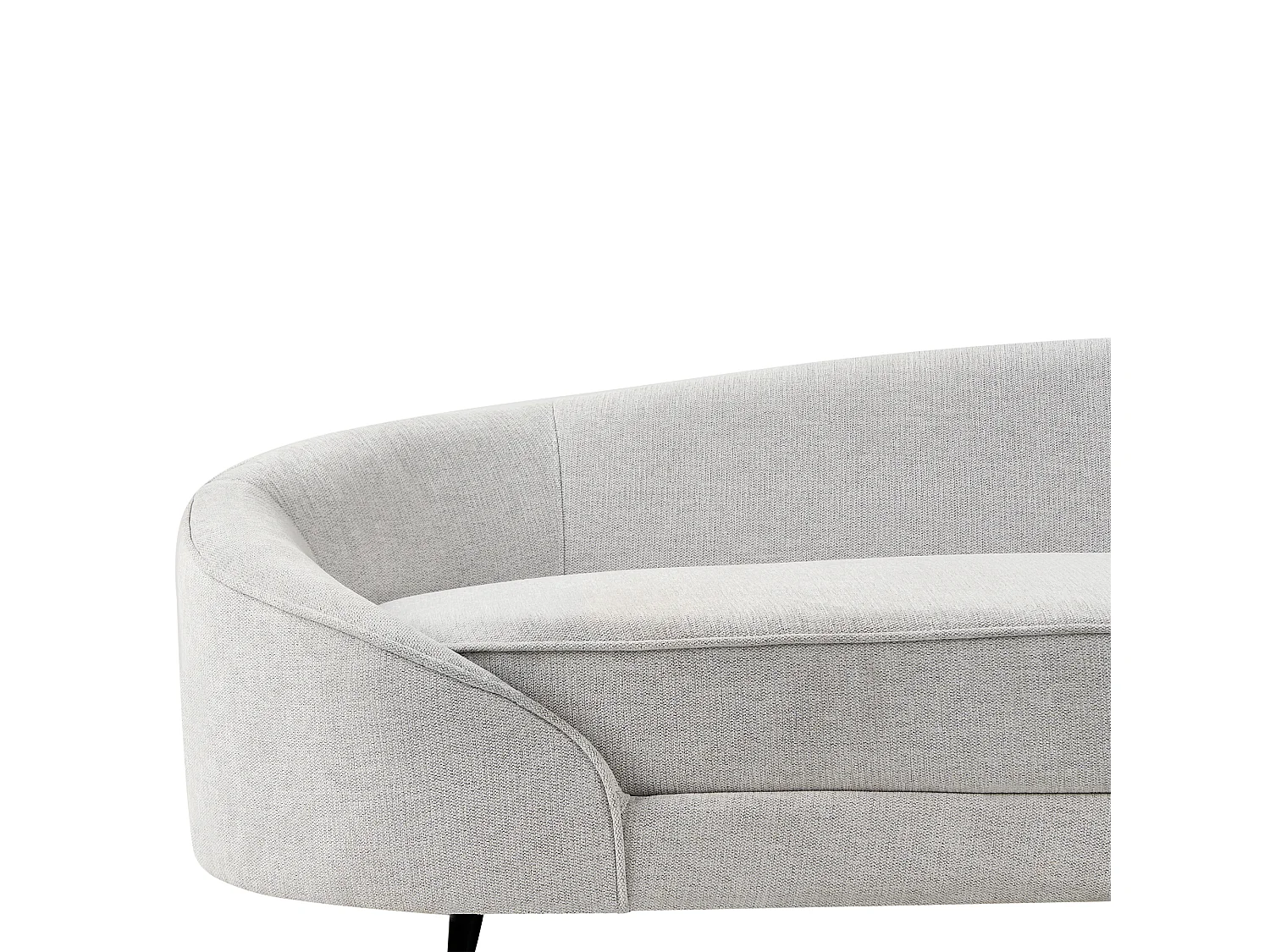 Sofa SAVAR Stoff Cremeweiss 3-Sitzer